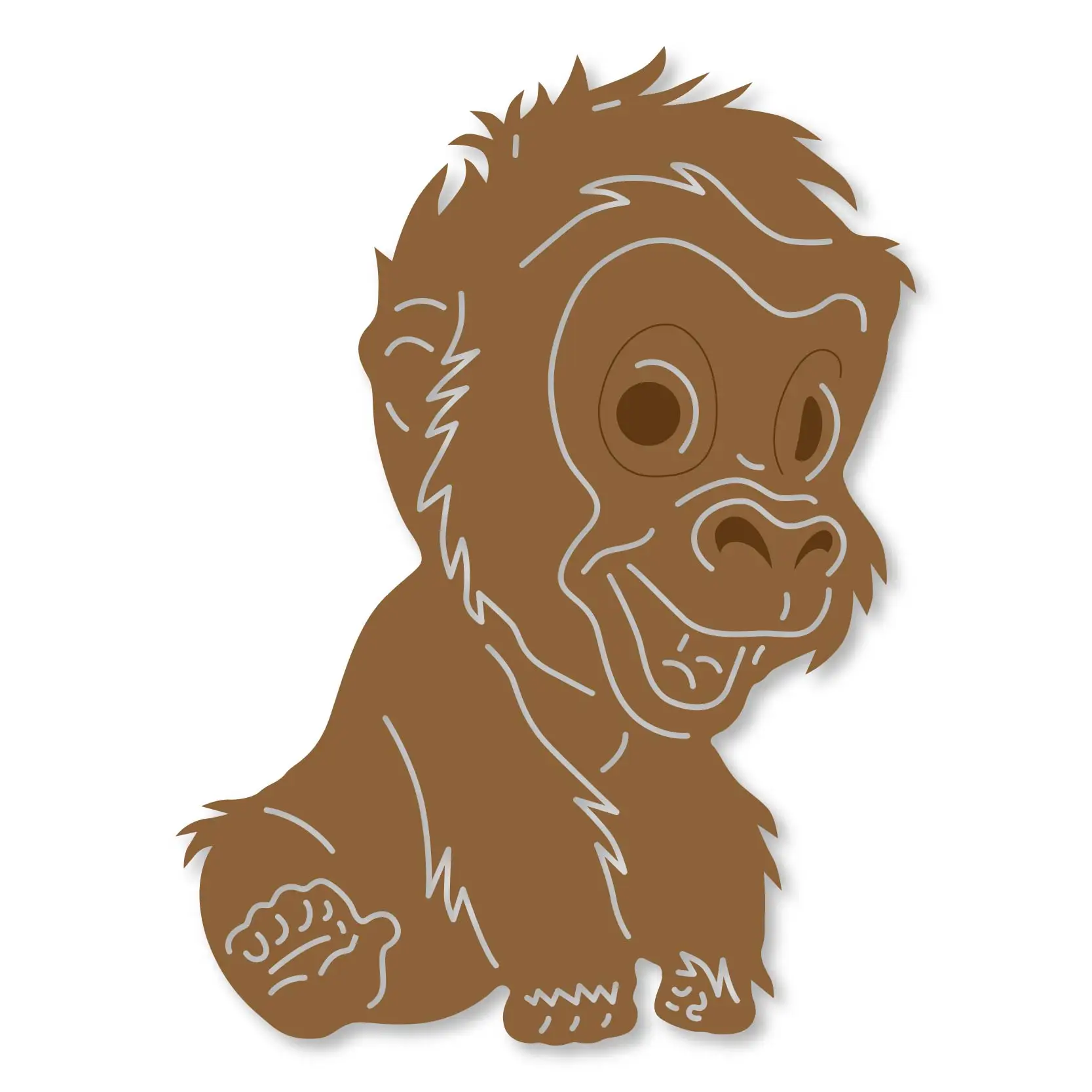 

Металлические пресс-формы для скрапбукинга, орангутанга, для самостоятельного оформления фотоальбома, декоративной бумаги, трафарет для и...