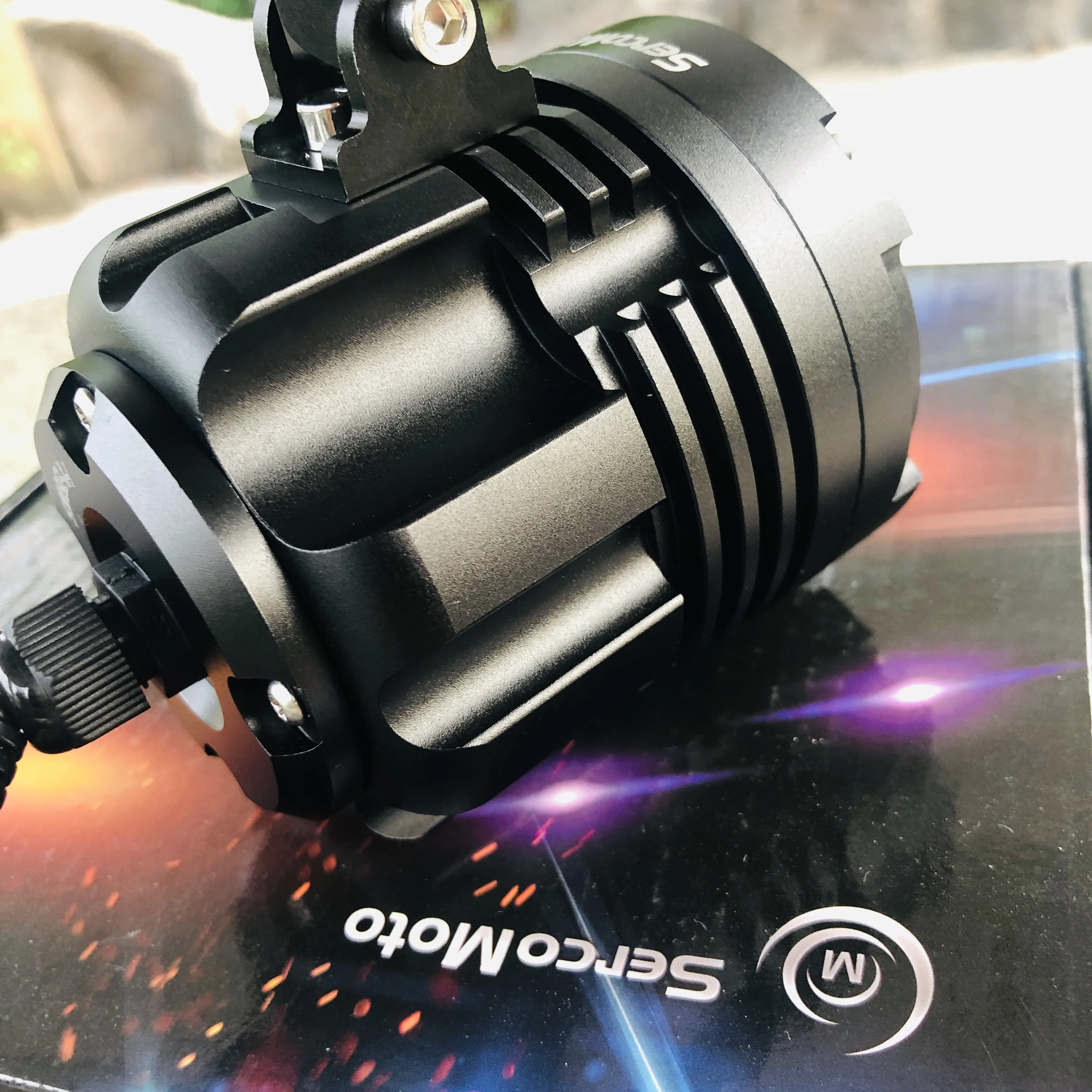 

Motorcycle Lighting System 60W LED Motor Cycle Fog Light Spotlight Hunting Headlight 40A Relay Wire Switch High/Low Beam Flash