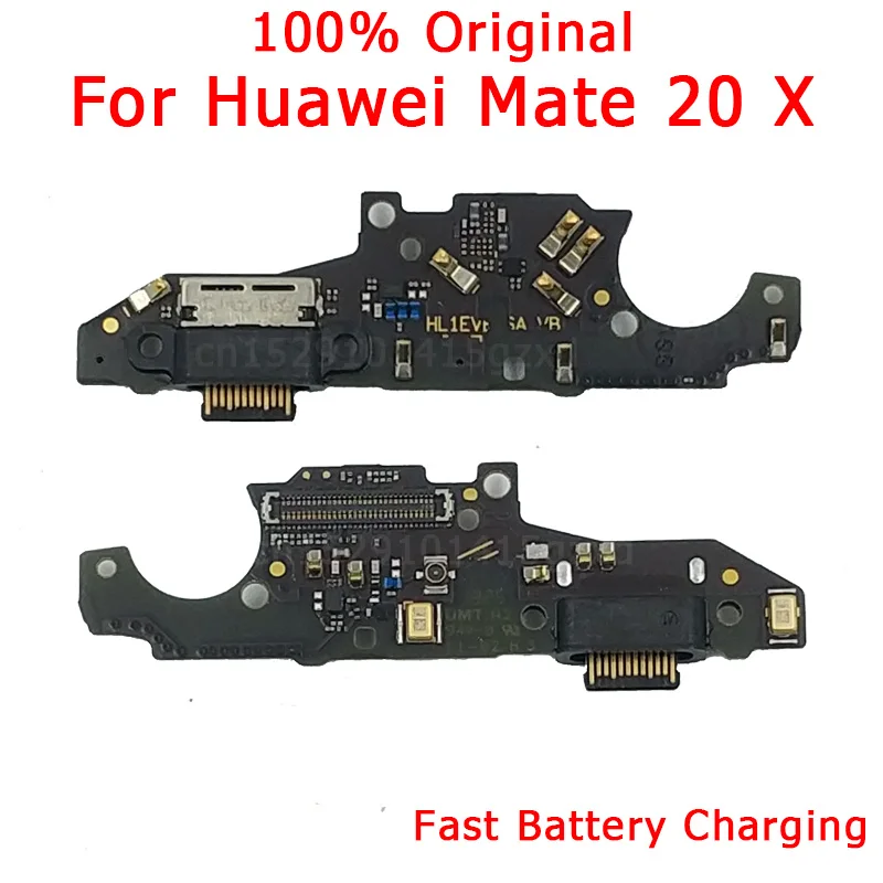 Оригинальные запасные части для Huawei Mate 20 X зарядный порт 20X USB зарядное устройство