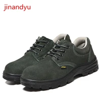 steel toe boots safty shoes male anti smash anti piercing working shoes man safety protective boot mens breathable shoes