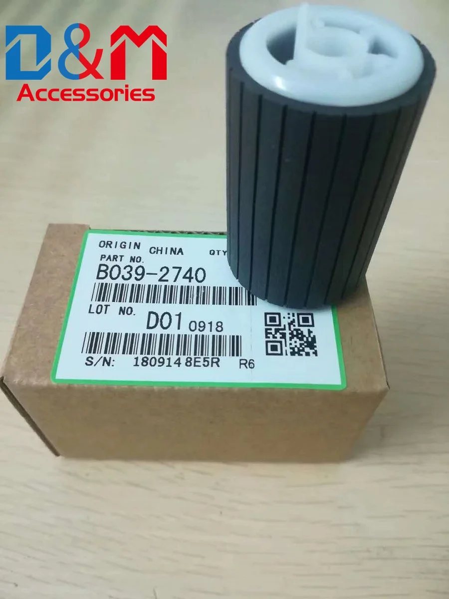 2 шт. Оригинальный Новый B039 2740 подачи бумаги для Ricoh Aficio 1015 AF2015 AF1015 AF1018 B0392740 ролик