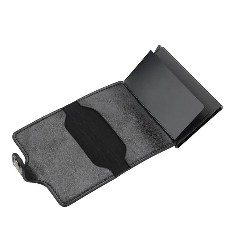 

Men's Wallet Anti-demagnetization Card Holder Rfid Bank Card Credit Card anti-theft Smart Wallet Aluminum Alloy Card Holder