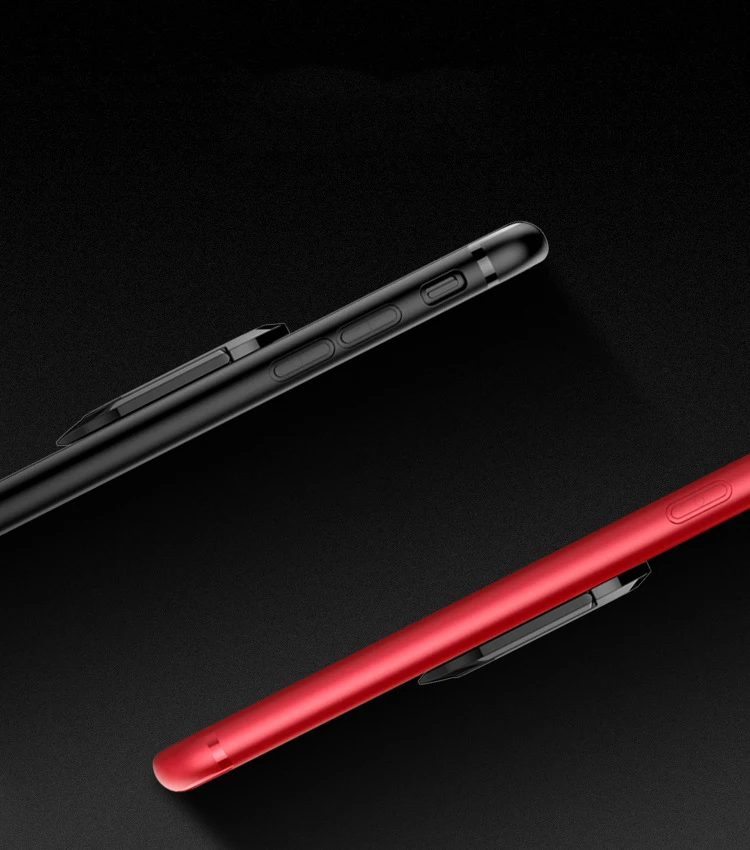 Для iPhone 6 6s 7 Plus чехол для телефона Магнитный Автомобильный держатель Подставка задняя чехол для iPhone 8 X с стенд для колец на палец чехол