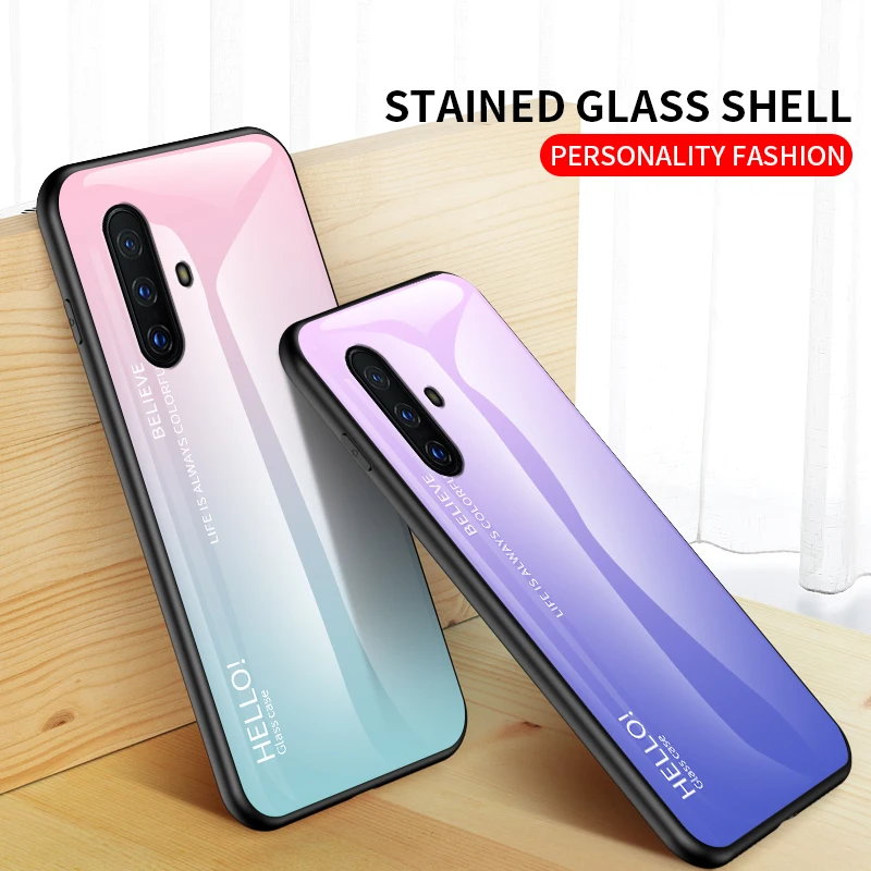 Модный чехол для телефона из витражного стекла vivo X30 X30Pro 5G задние крышки оболочка