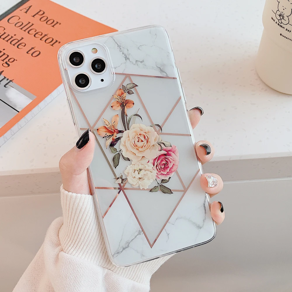 p LOVECOM листья и ананас Прозрачный чехол для телефона для iPhone 11 Pro Max XR XS Max 7 8 Plus X Прозрачная мягкая Гальваническая задняя крышка - Цвет: p