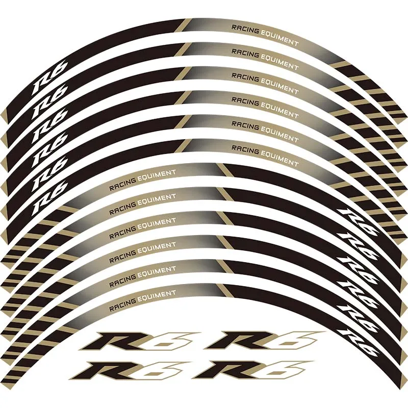 Высококачественная наклейка на колесо мотоцикла светоотражающая обода для