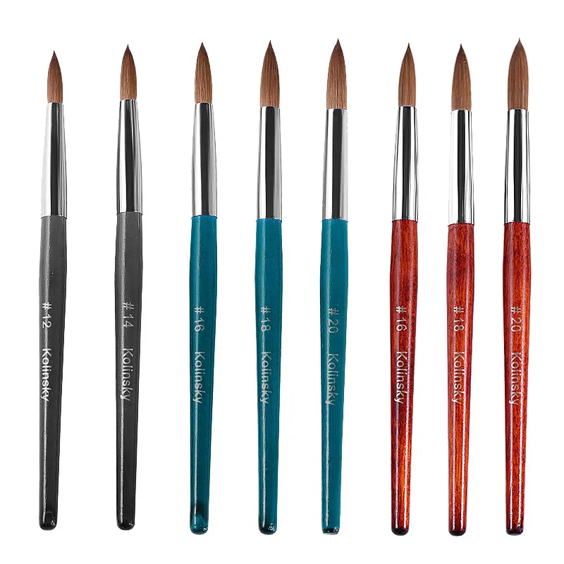 Маникюрный Инструмент из натурального меха норки 70% скульптурная кисть