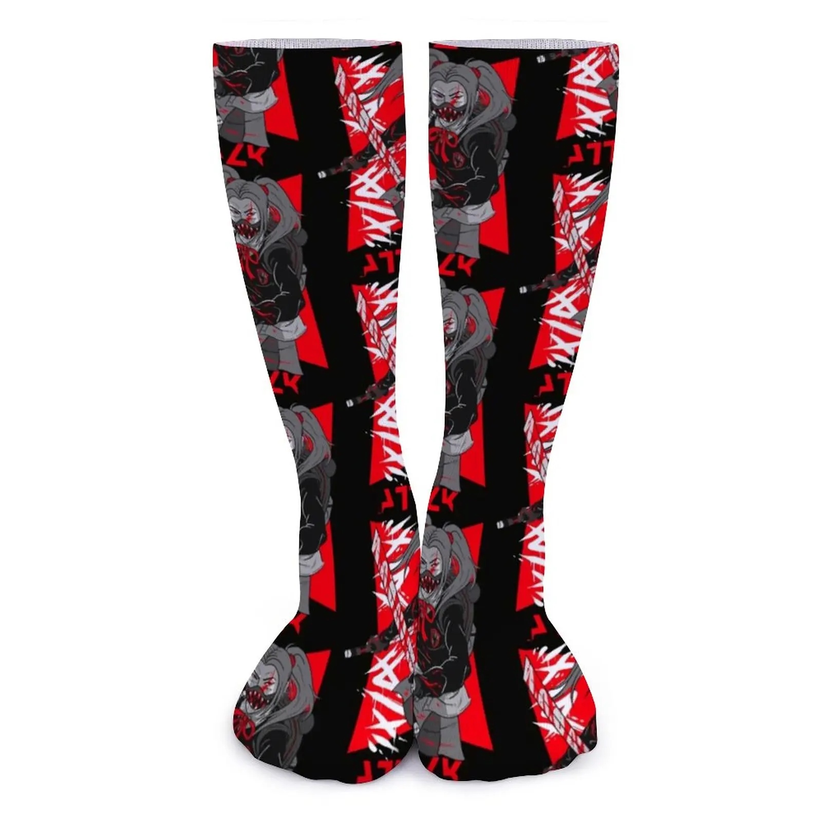 

Носки Warrior, женские чулки с рисунком, большие противоскользящие носки из химического волокна, новинка, носки для фитнеса