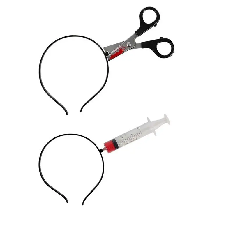 Пластмассовая повязка на голову в виде зомби для Хэллоуина украшение вечеринки