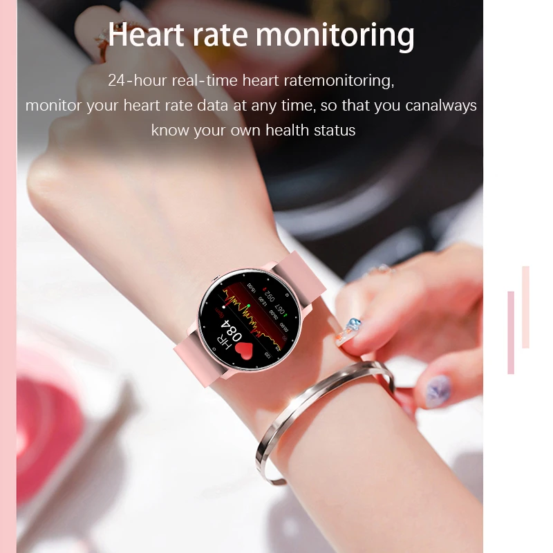 lige 2021 fashion smart watch ladies heart rate blood pressure multifunctional sport watch men woman waterproof smartwatch women free global shipping