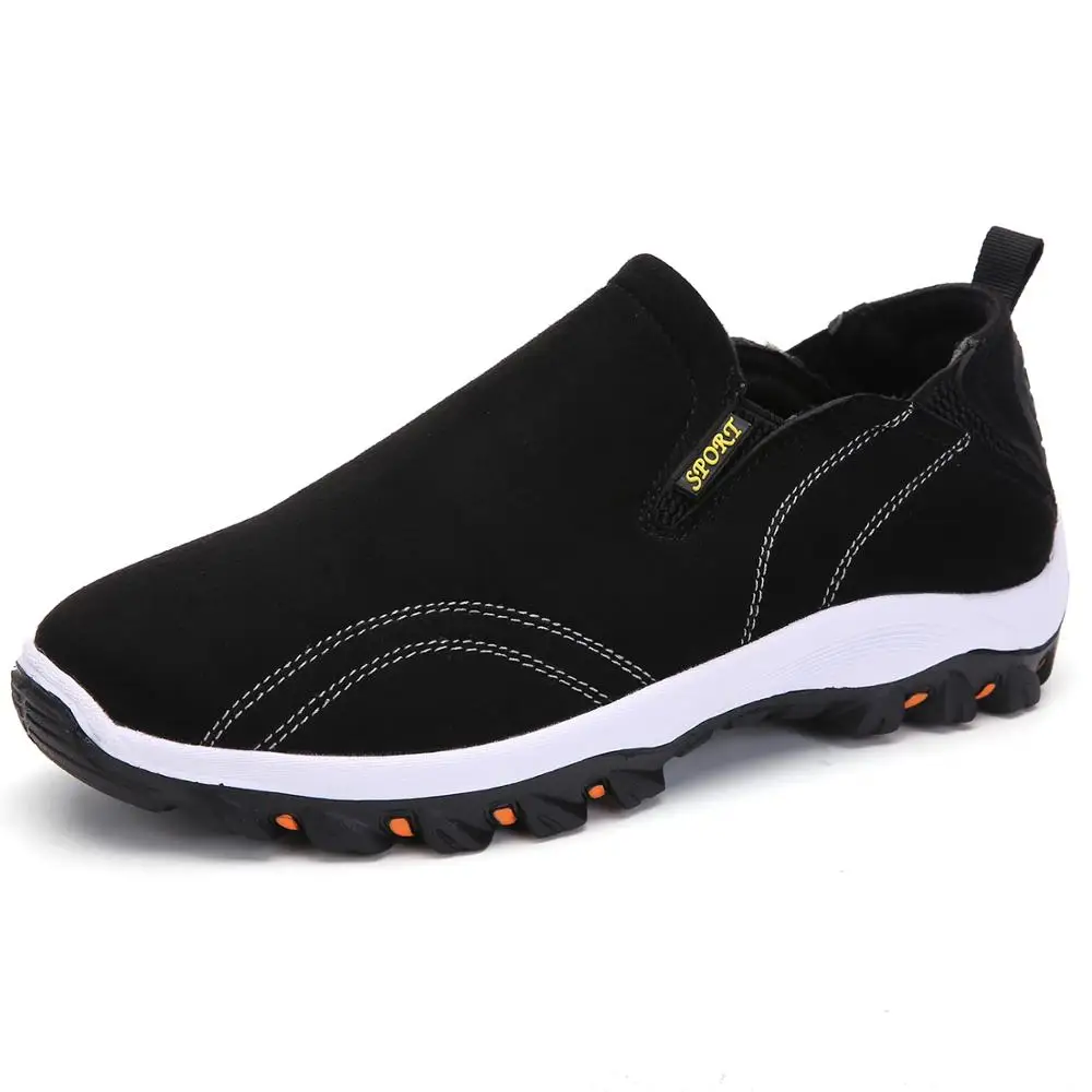 zapatillas de deporte 2020 autumn Sneakers men suede brown slip on Walking soft Sneakers Men's Tennis Shoes Tenis Masculino