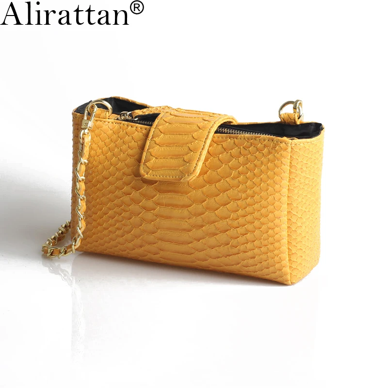 Сумки Alirattan со змеиным узором для женщин, сумка-тоут через плечо из искусственной кожи, модная сумка, трендовая сумка, женская сумка