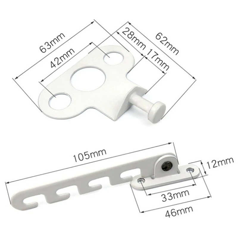 

Left 165mm window limiter latch position stopper casement wind brace home security door and Sash Lock Child Safety protection
