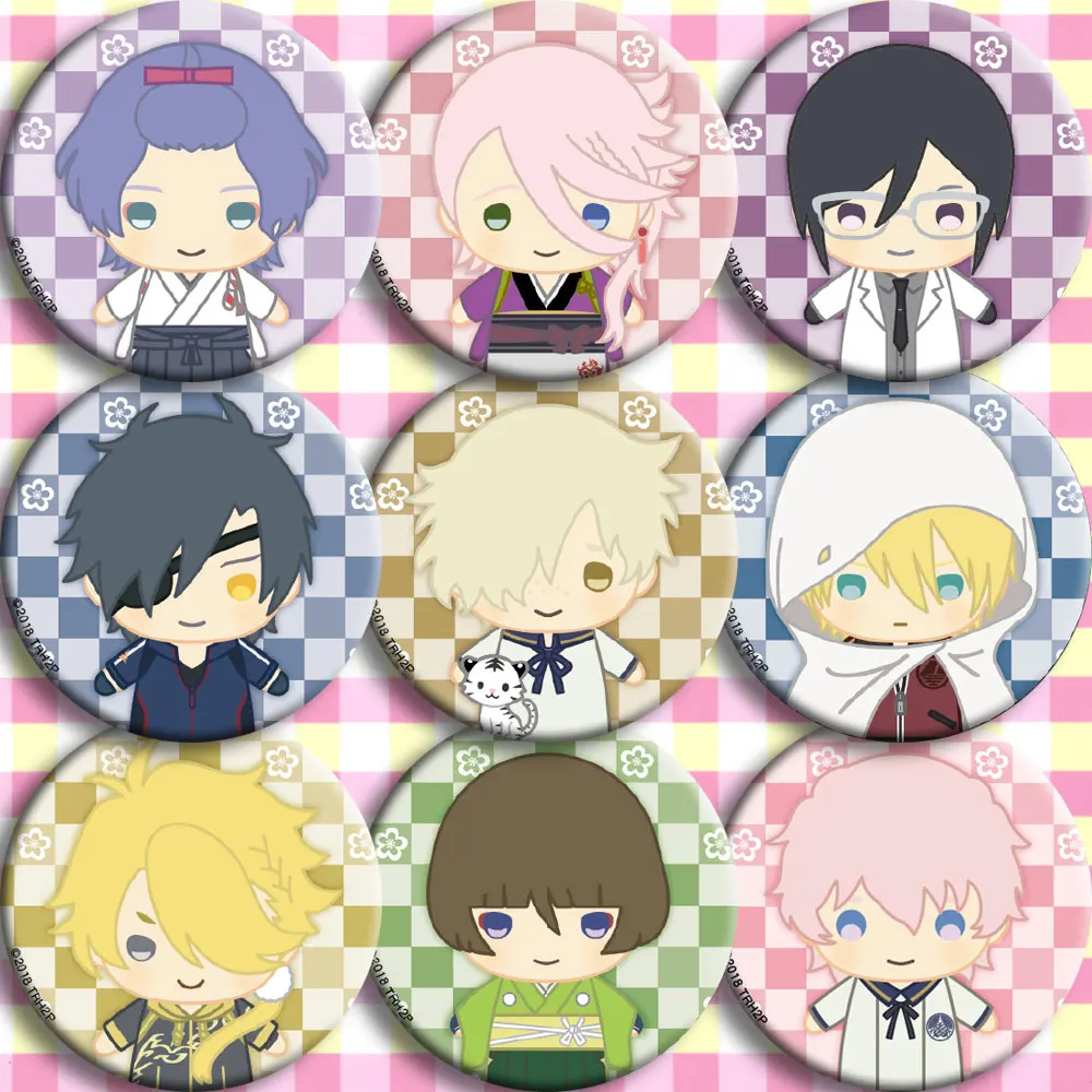 Японское аниме Touken Ranbu Hanamaru значок косплея коллекция мультфильмов рюкзаки значки