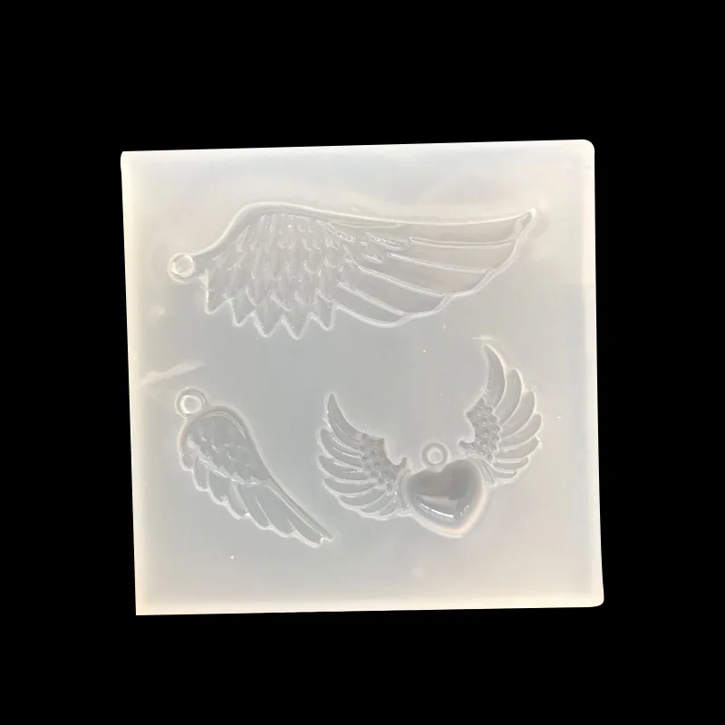 Силиконовая форма для украшений из уф смолы Крыло ангела силиконовая смола