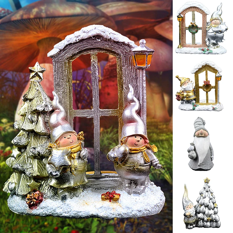 

Ретро Рождественское украшение, креативные поделки из смолы, прекрасное украшение для дома, гостиной, сада _ WK