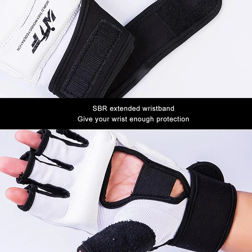 Перчатки для ног на тайквондо одеваются под форму руки взрослых и детей для защиты пальцев рук и ладоней, боксерских перчаток, карате, борцовских носков и оборудования для единоборств.