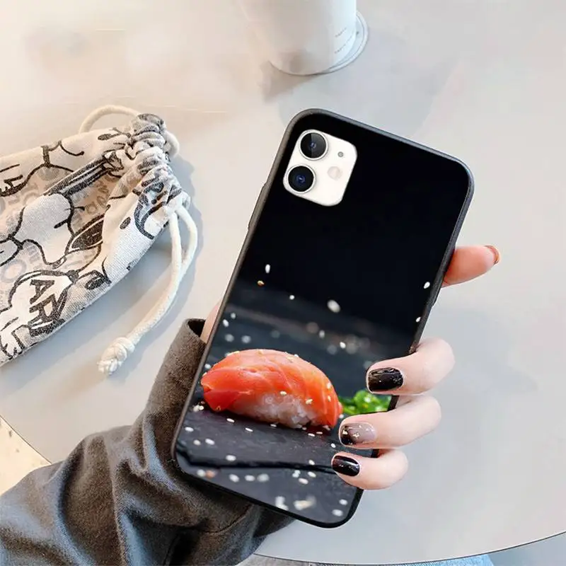 

Sushi food Phone Case for iPhone 11 12 mini pro XS MAX 8 7 6 6S Plus X 5S SE 2020 XR
