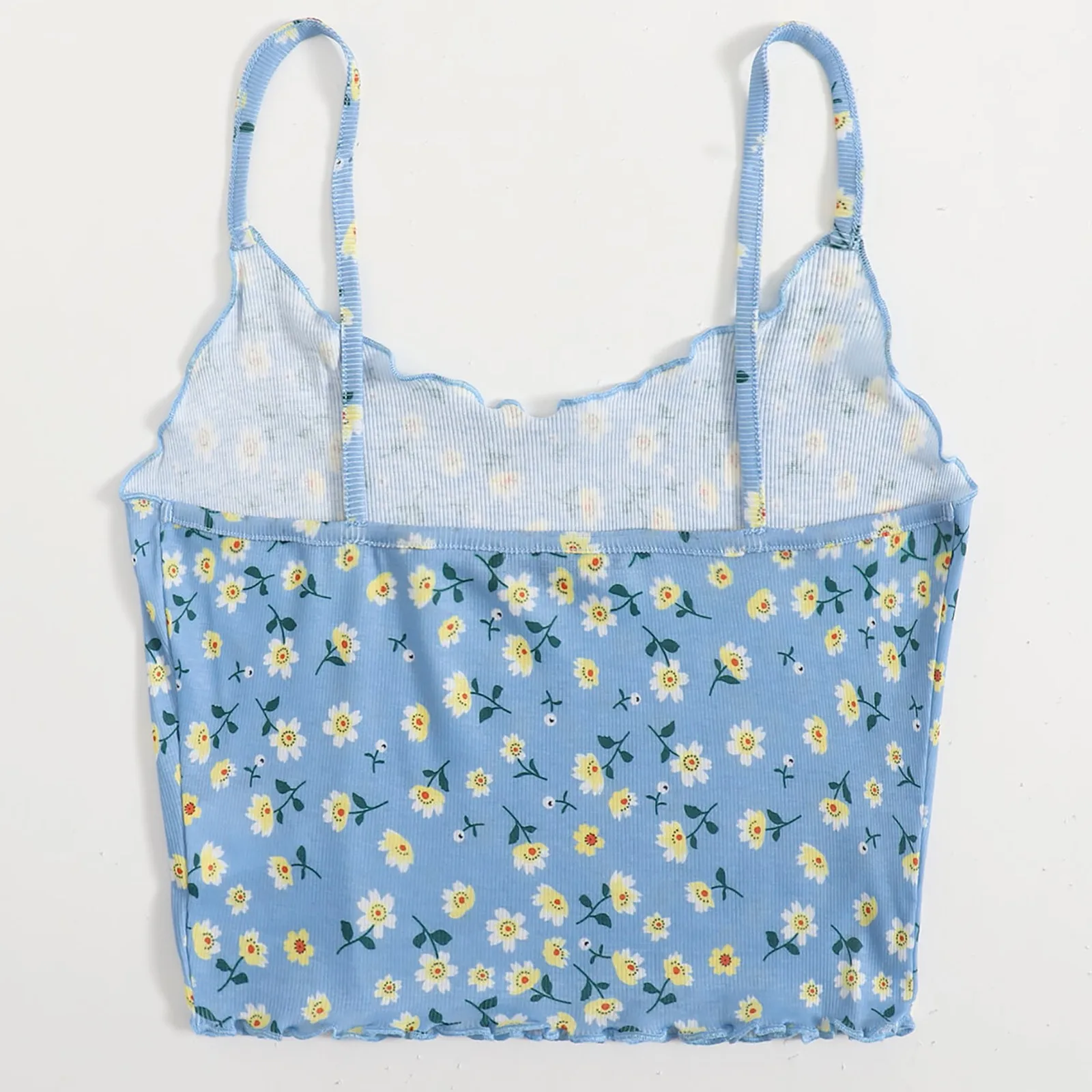 

10 47 Women Ladies Sexy tanks Tie-dye Solid Sleeveless Lace Print Sleeveless Pullover Vest Tank Crop Tops Shirts Male Sissy