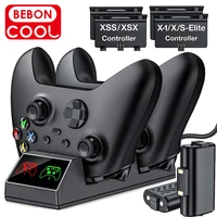 2x1200mah wireless controller gamepads battery rechargeable battery usb charger dock for xbox series xsxbox one xxbox one s