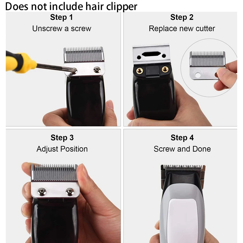 

Hair Trimmer Replacement Blades,Adjustable Clipper Stainless Steel,Compatible for Wahl 1006