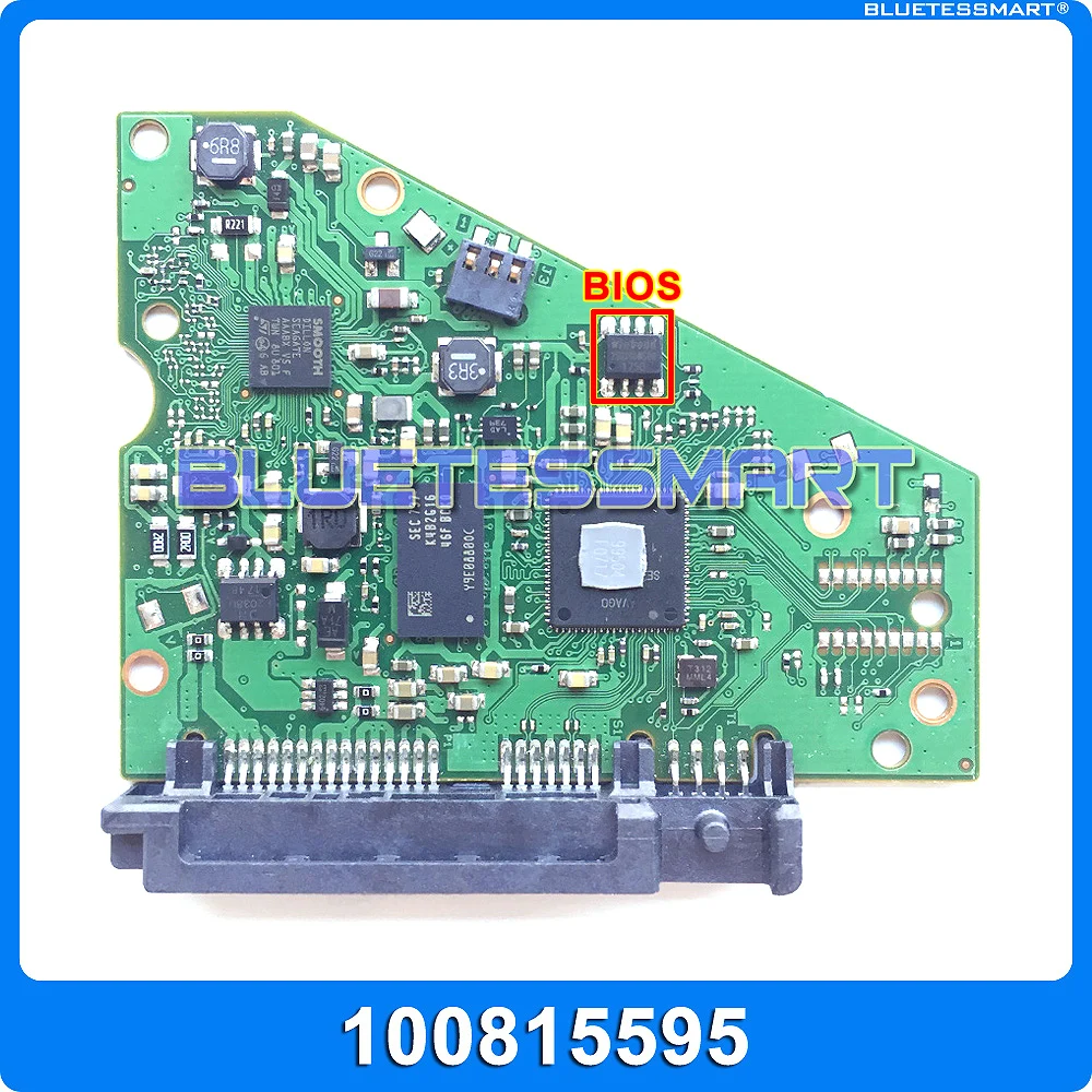 hard drive parts PCB logic board printed circuit board 100815595 REV D for Seagate 3.5 SATA hdd data recovery hard drive repair