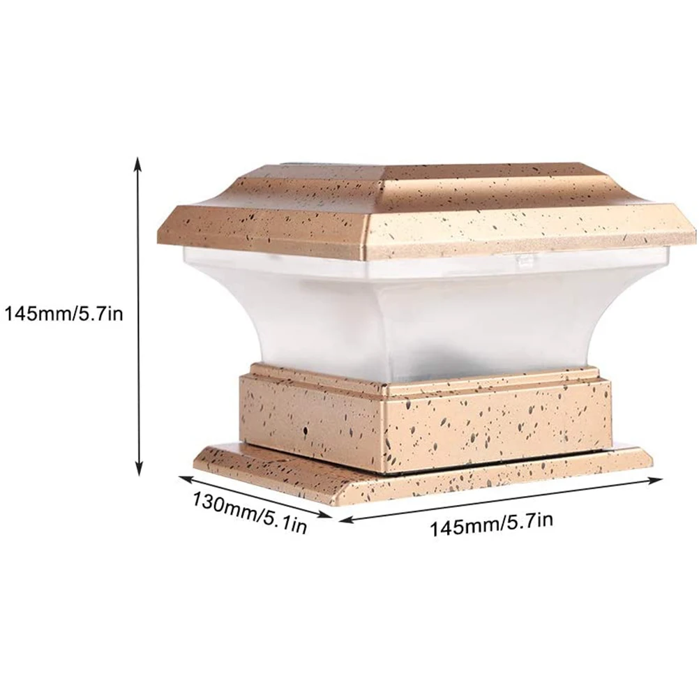 

Solar Light Outdoors LED Solar Power Garden Light Square Post Lights Column Light For Outdoor Garden Courtyard Porch Wall Lamp