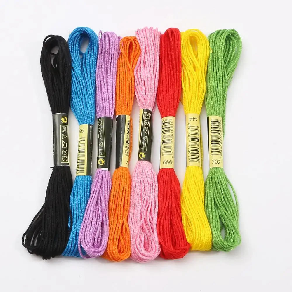 5-10 pcs Anchor Similar DMC embroidery floss Cross Stitch Cotton Embroidery Thread Floss Sewing Skeins Craft Wholesale &amp Retail | Дом и сад