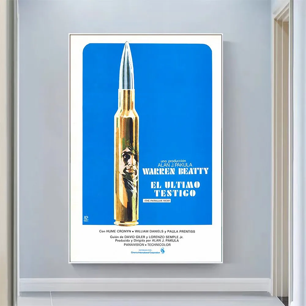 

CP1757 The Parallax View (2) Classic Hot Movie Print Silk Fabric Poster Indoor Wall Art Decor Gift