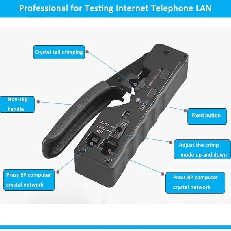 Набор сетевых инструментов инструмент для ремонта кабельного тестера нож