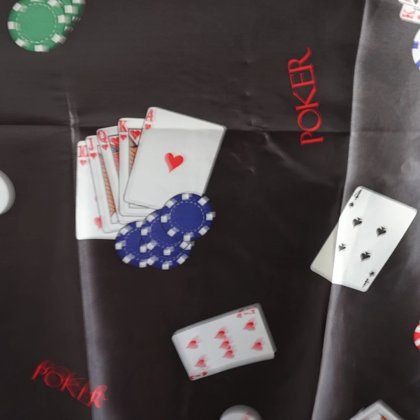 Профессиональная накидка для парикмахерской с рисунком покера Парикмахерская