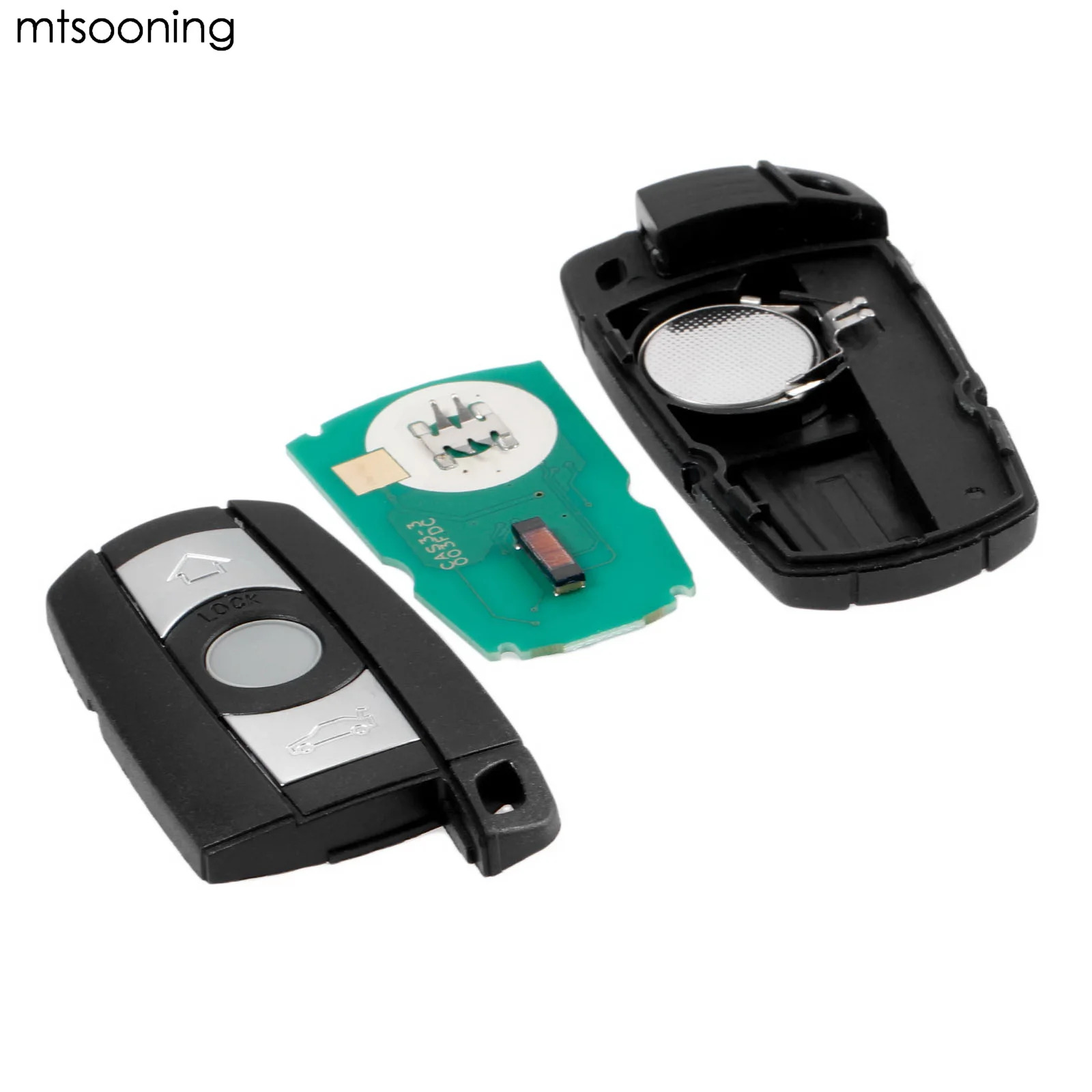 Mtsooning 2 шт. пульт дистанционного ключа Fob чехол 3 кнопки KR55WK49127 123 315 МГц для BMW 328i 330i