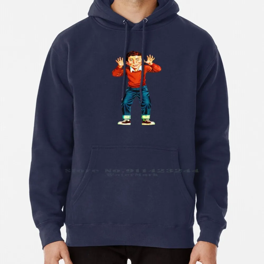 

Рубашка Mad Альфред е Нейман, наклейка, маска с капюшоном, свитер 6xl, хлопковый, сумасшедший Альфред Нейман журнал, комикс с логотипом для женщин, подростков