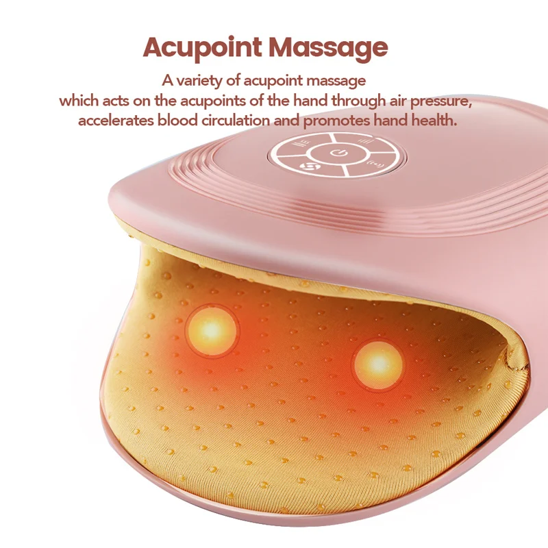 Barato Masajeador Eléctrico Manual De Mano Para Mujer, Dispositivo Para Masaje Manual De Acupuntura, Presión De Aire, Belleza, Cuidado De Manos, Carga USB