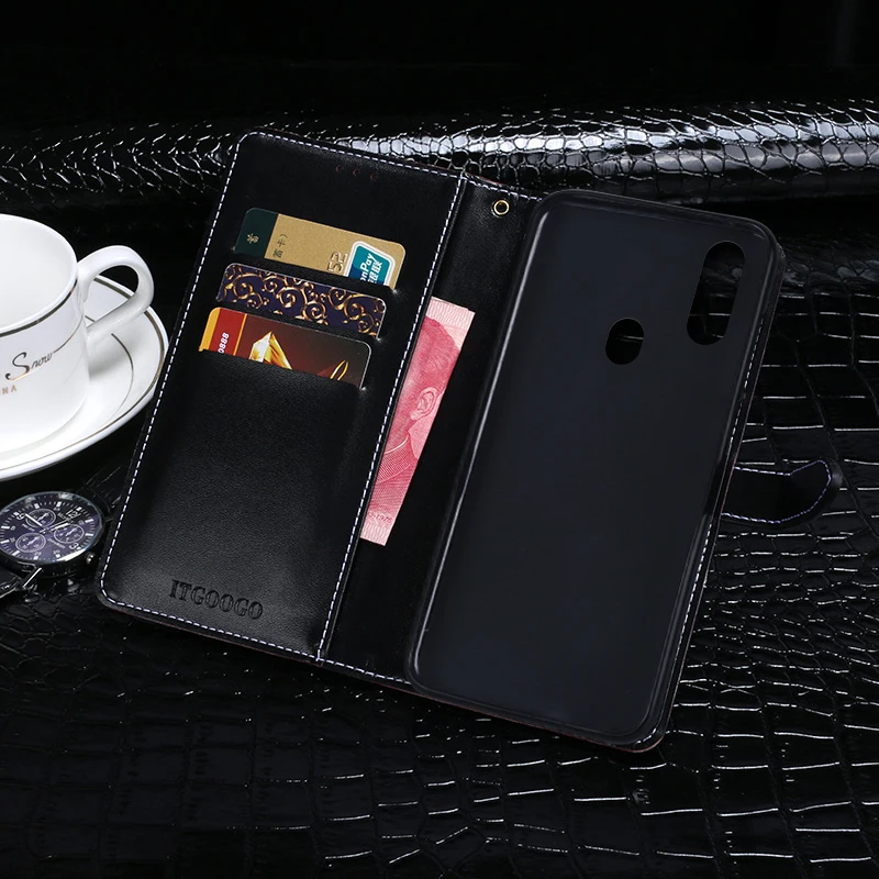

Case For Umidigi A3X Case Cover Crocodile Grain Flip Leather Case For Umidigi A3X Cover Business Phone Case