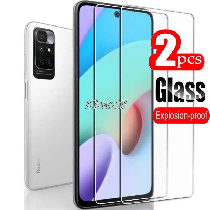 

2PCS FOR Xiaomi Redmi 10 Smartphone High HD Tempered Glass Protective On Redmi10 Phone Screen Protector Film