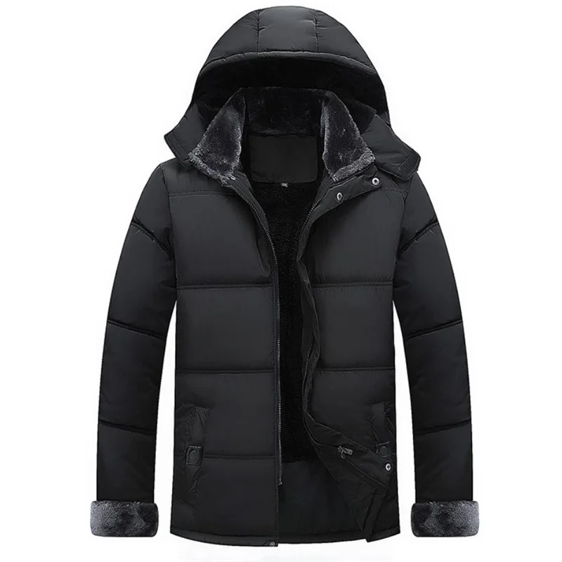 Парка мужская зимняя с хлопковой подкладкой лыжный костюм теплая куртка на