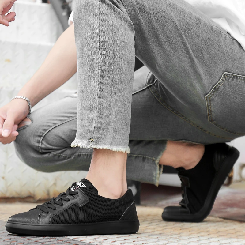 Мужские кроссовки из натуральной кожи Повседневная обувь Высококачественная