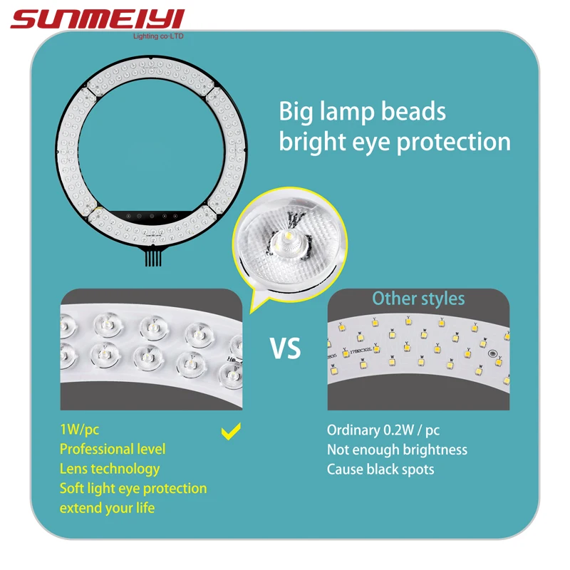 

21inch Fill Light Touch Screen Led Ring Lamp Dimmable Selfie Ring Light Photo Studio With Tripod Stand For Youtube Video Makeup