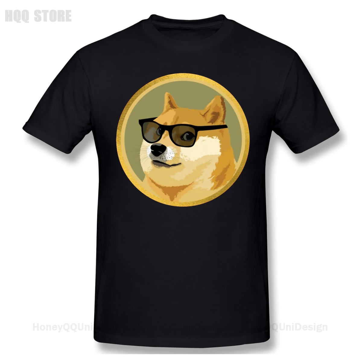 

Men Clothing Dogecoin Shirt Doge Coin Funny Crypto Design Tshirt Bitcoin Apparel Fashion Short Sleeve For Adult Oversize T-shirt