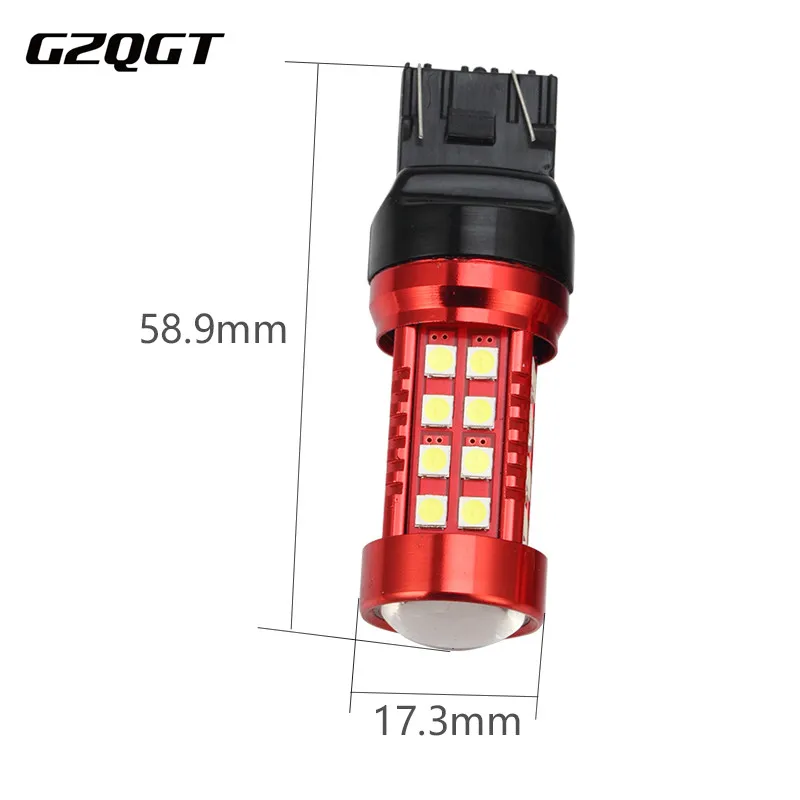 2 шт. T20 7440 7443 W21/50 Вт 36SMD 3030 светодиодный автомобильный сигнал поворота Стоп-сигнал