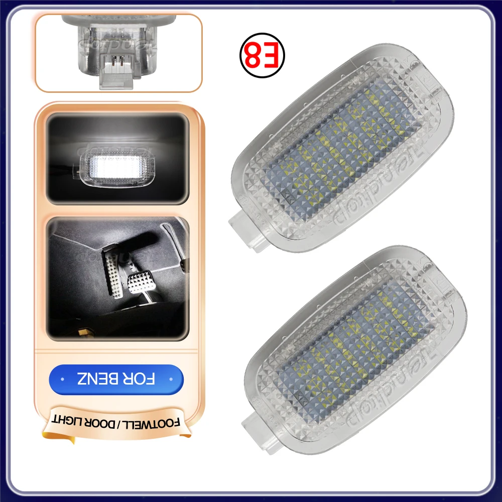 

Подходящая дверь Footwell лампа светильник для Benz W204 W216 W212 C207 X204 GLK W221 R230 W164 W251 W463 X164 X204