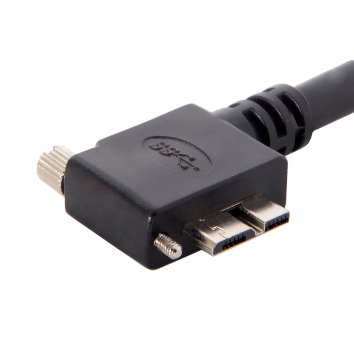 Cablecc 1 2 м 90 градусов прямоугольный Micro USB винт крепление к 3 0 кабелю передачи данных