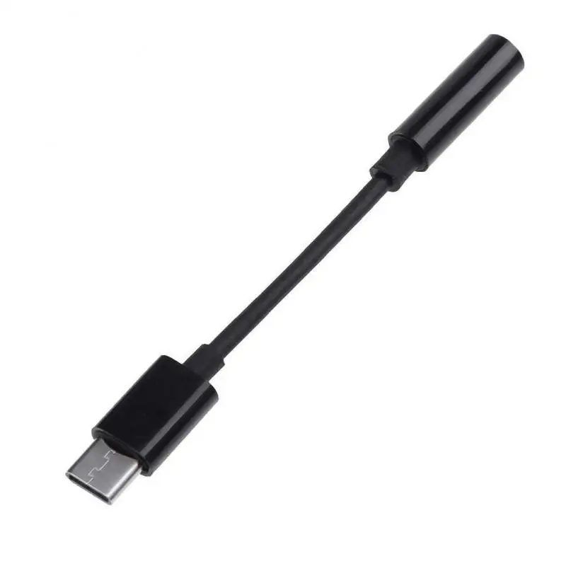 Фото Плетеный Кабель-адаптер USB-C Type-C на 3 5 мм кабель для наушников аудиокабель Aux