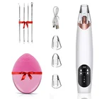 Устройство для удаления черных точек, Вакуумный Пылесос Для глубокой очистки носа, Т-зоны, акне, Удаление прыщей, вакуумное всасывание, электрическое удаление черных точек на лице