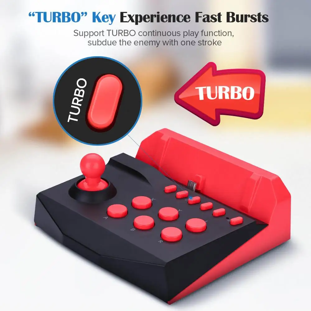 Мини Аркада геймпад джойстик один Rocker управления триггер Лер джойпад совместим с