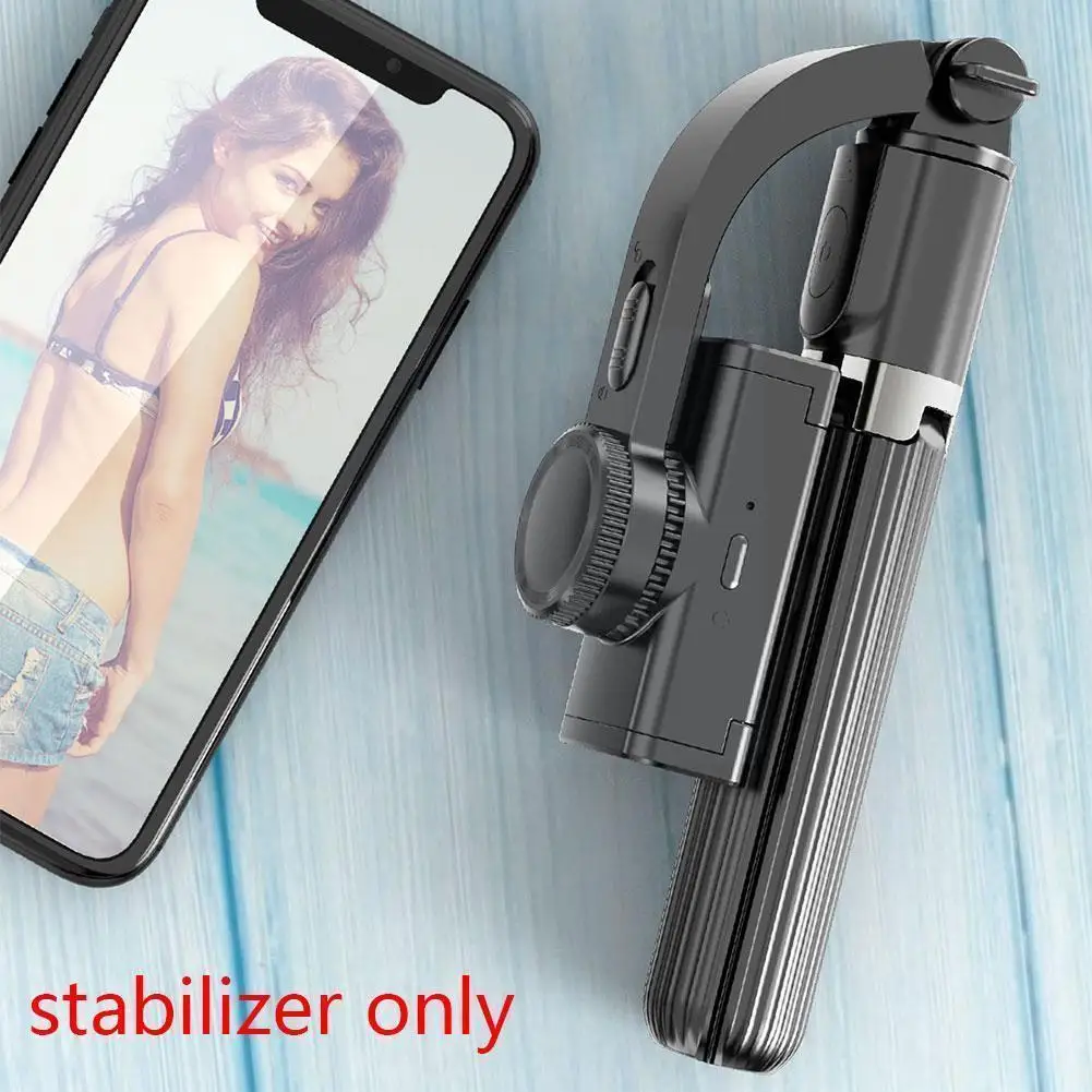 

L08 Wireless Bluetooth Selfie Stick Handheld Gimbal For Smartphone Stream Live Selfie Stand Video Adjustable Record Stabili W9O1