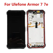 For Ulefone Armor 7 7e Cell Phone Front Housing Lcd Display Assembly Digitizer With Frame Touch Screen Parts Replace