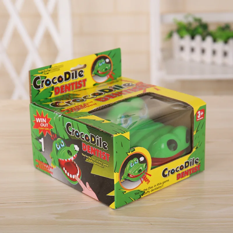 Оригинальная практичная шутка Укус Крокодил рот укус анти-крокодиловой палец