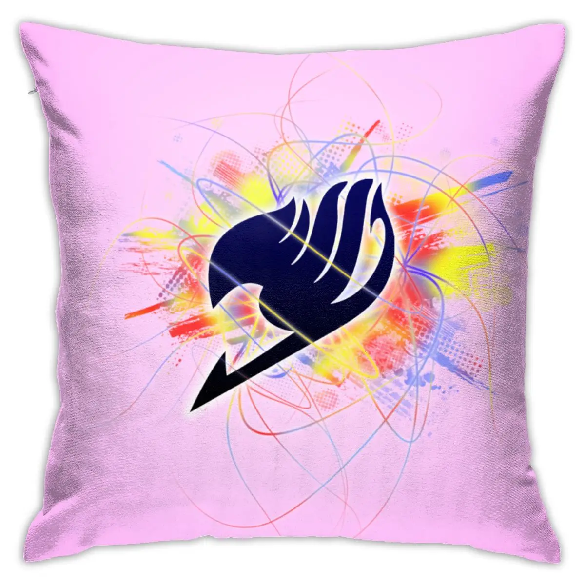 

Наволочки с логотипом сказочного хвоста, декоративные наволочки для подушек, сказочный хвост, для косплея